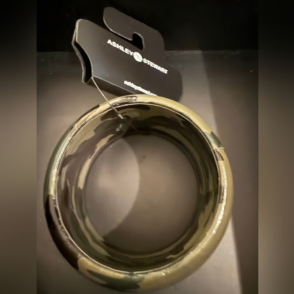 Ashley Stewart Green Bangle Bracelet